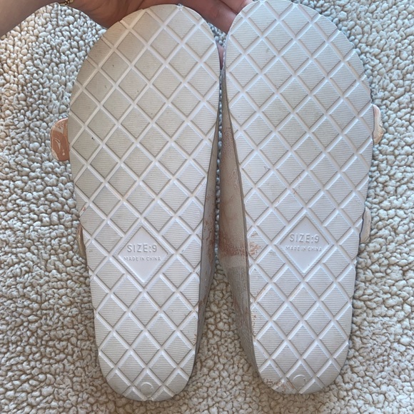 Hand-made Spray Paint Coated Sandals, SIZE: 9 - Picture 4 of 4